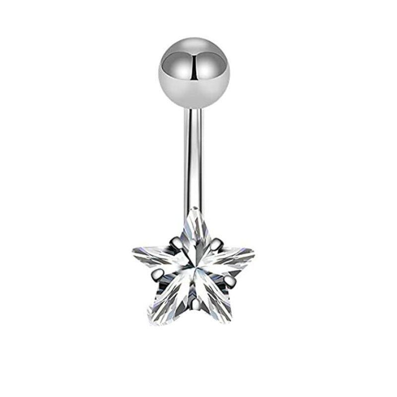 Belly Button Ring – Geometric Stainless Steel Navel | Jewelé