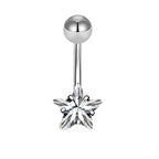 Belly Button Ring – Geometric Stainless Steel Navel | Jewelé