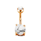 Belly Button Ring – Geometric Stainless Steel Navel | Jewelé