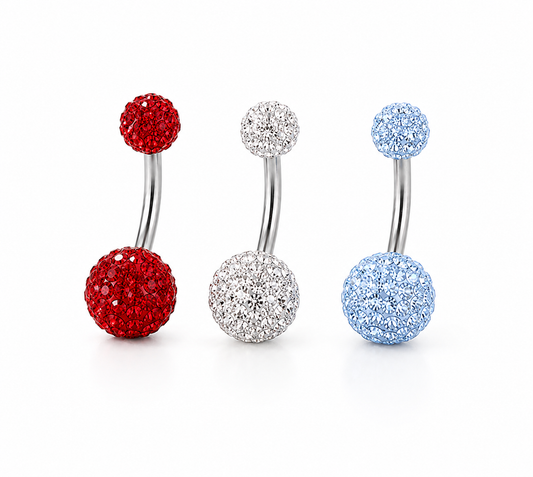 Crystal Ball Navel Ring | Jewelé