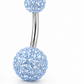 Crystal Ball Navel Ring | Jewelé