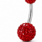 Crystal Ball Navel Ring | Jewelé