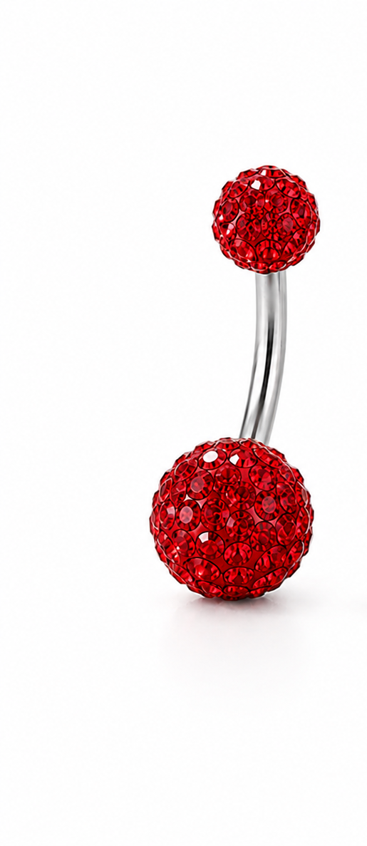 Crystal Ball Navel Ring | Jewelé