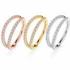 Halo Crystal Hoop – Body Jewelry | Jewelé