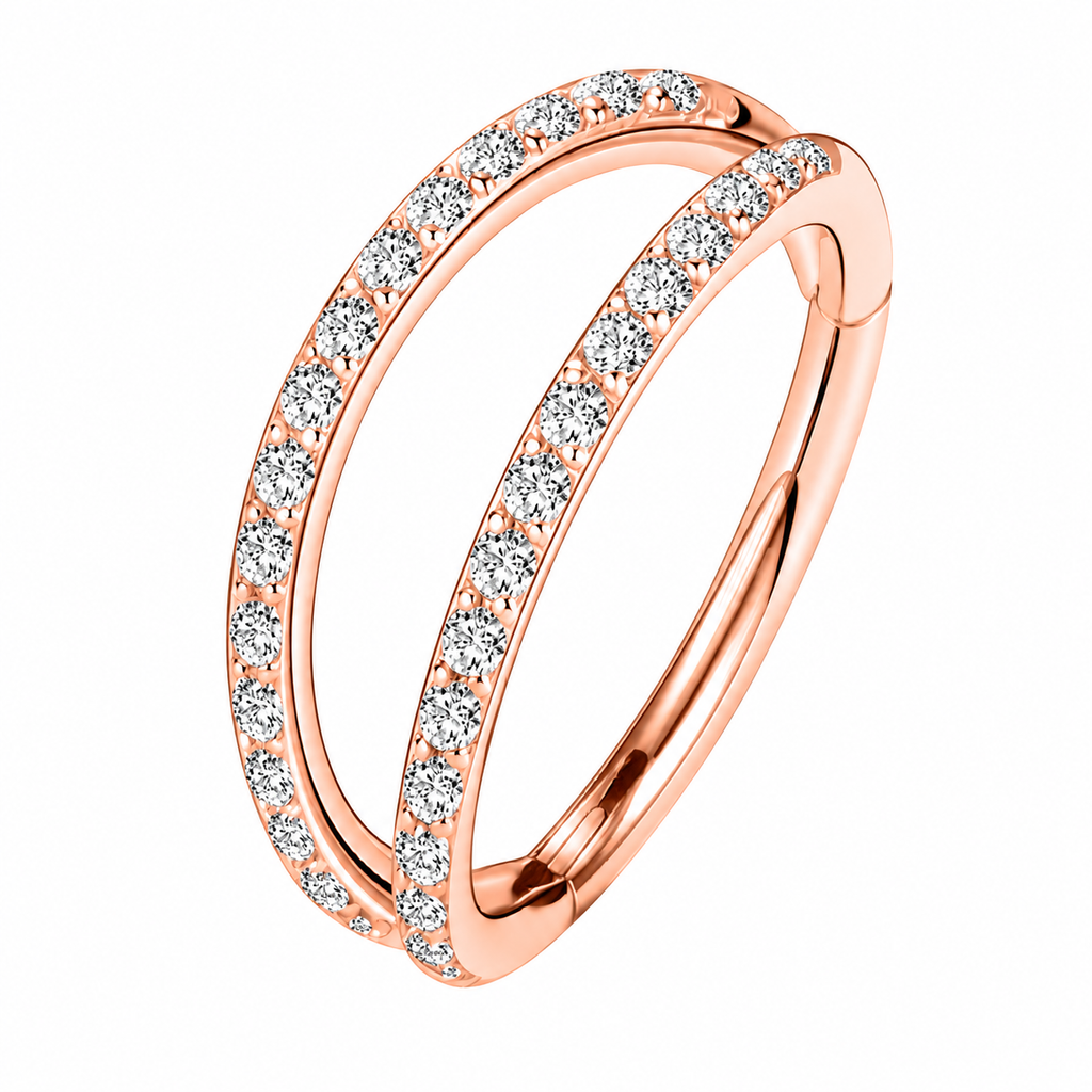Halo Crystal Hoop – Body Jewelry | Jewelé