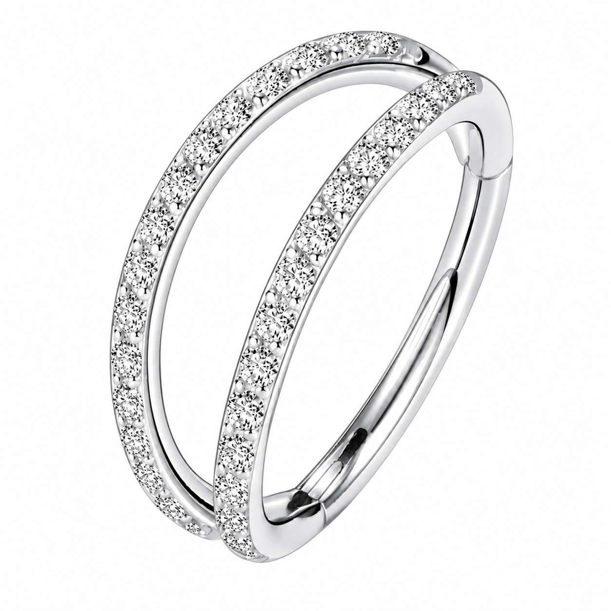 Halo Crystal Hoop – Body Jewelry | Jewelé