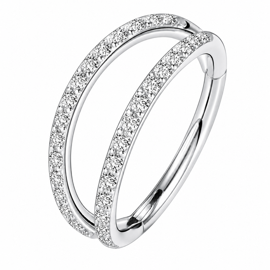 Halo Crystal Hoop – Body Jewelry | Jewelé