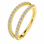 Halo Crystal Hoop – Body Jewelry | Jewelé