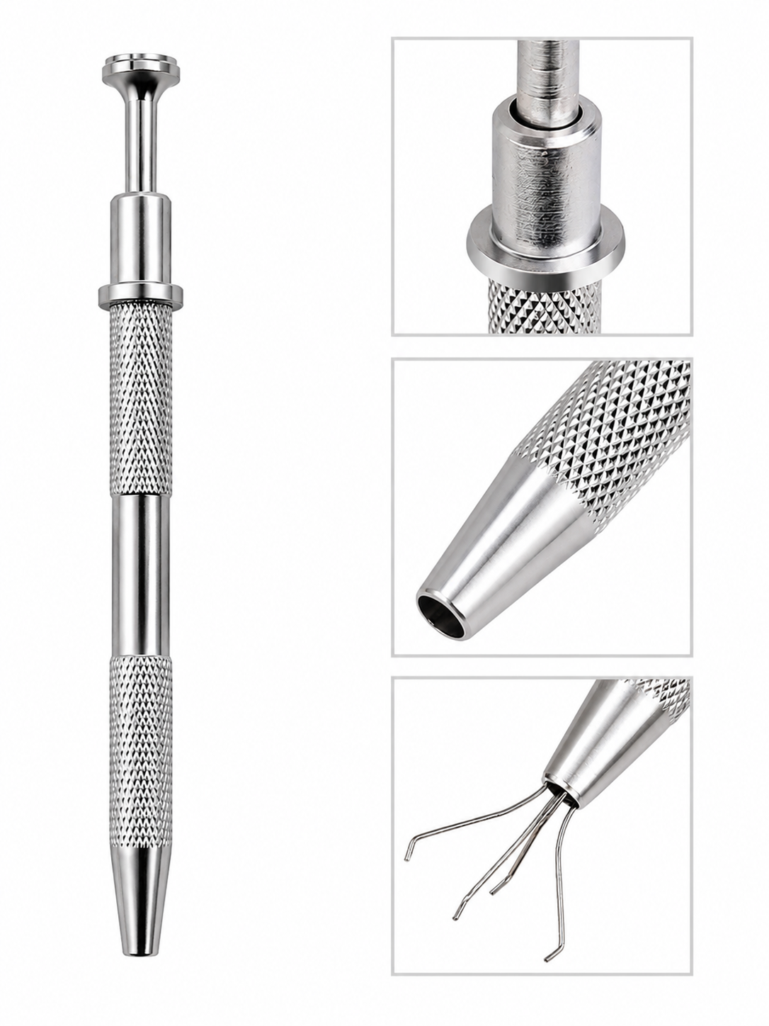 Piercing Tool – Stainless Steel Grabber Silver | Jewelé