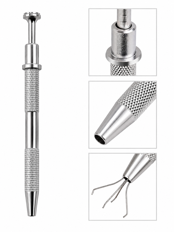 Piercing Tool – Stainless Steel Grabber Silver | Jewelé