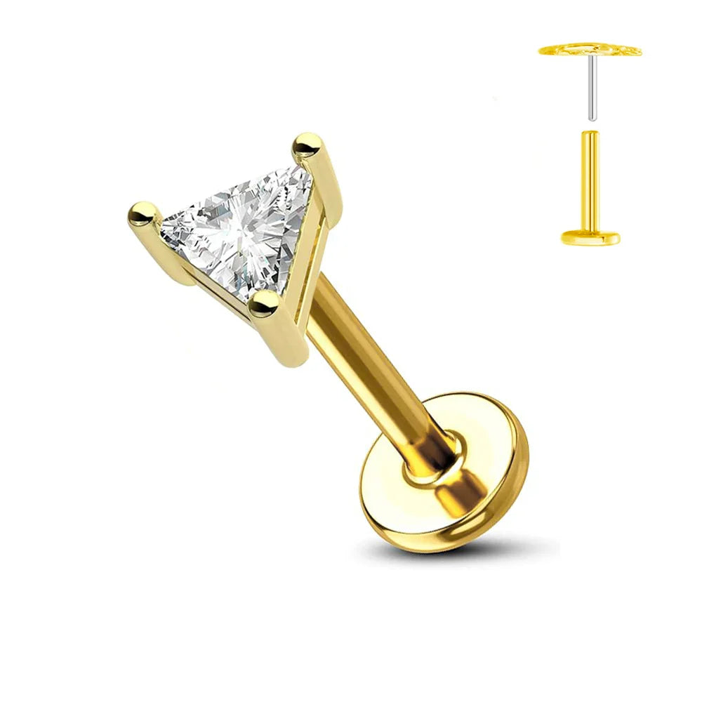 Nose Stud – Titanium Flower Piercing Jewelry | Jewelé
