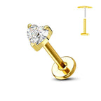 Nose Stud – Titanium Flower Piercing Jewelry | Jewelé