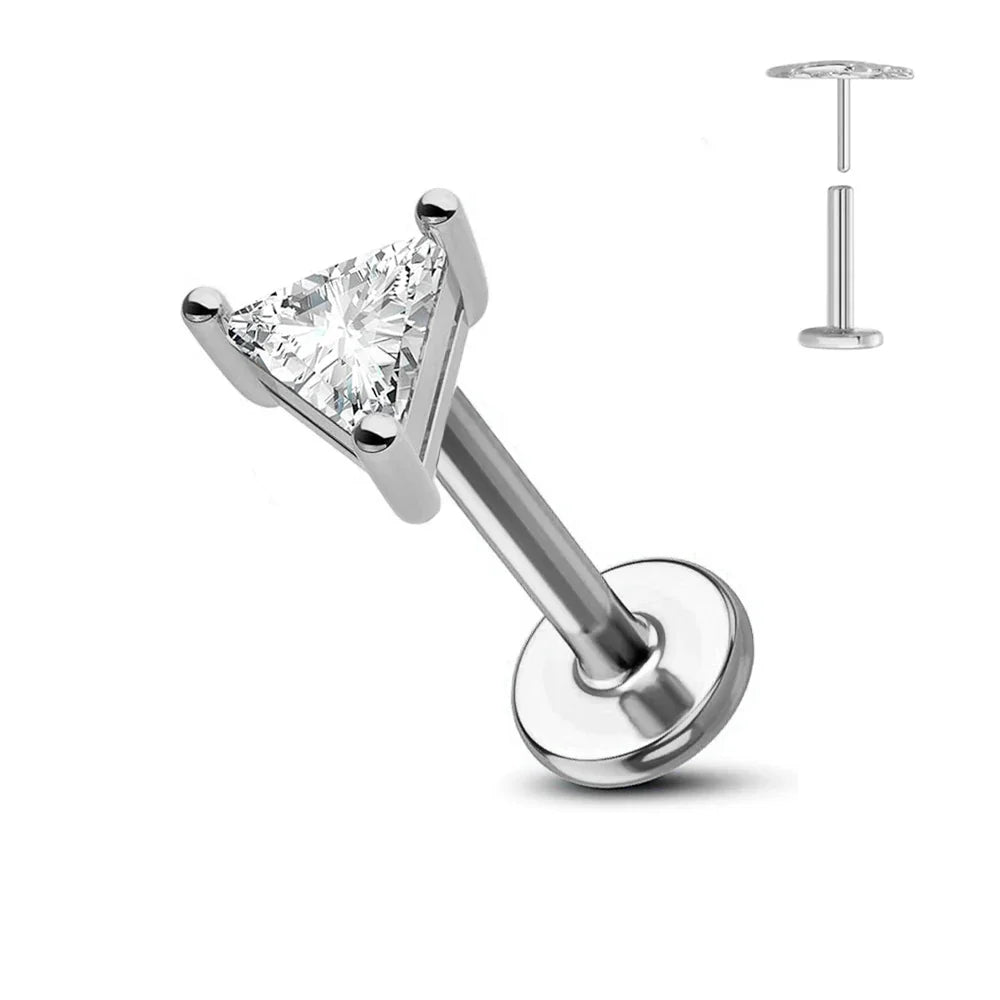 Nose Stud – Titanium Flower Piercing Jewelry | Jewelé