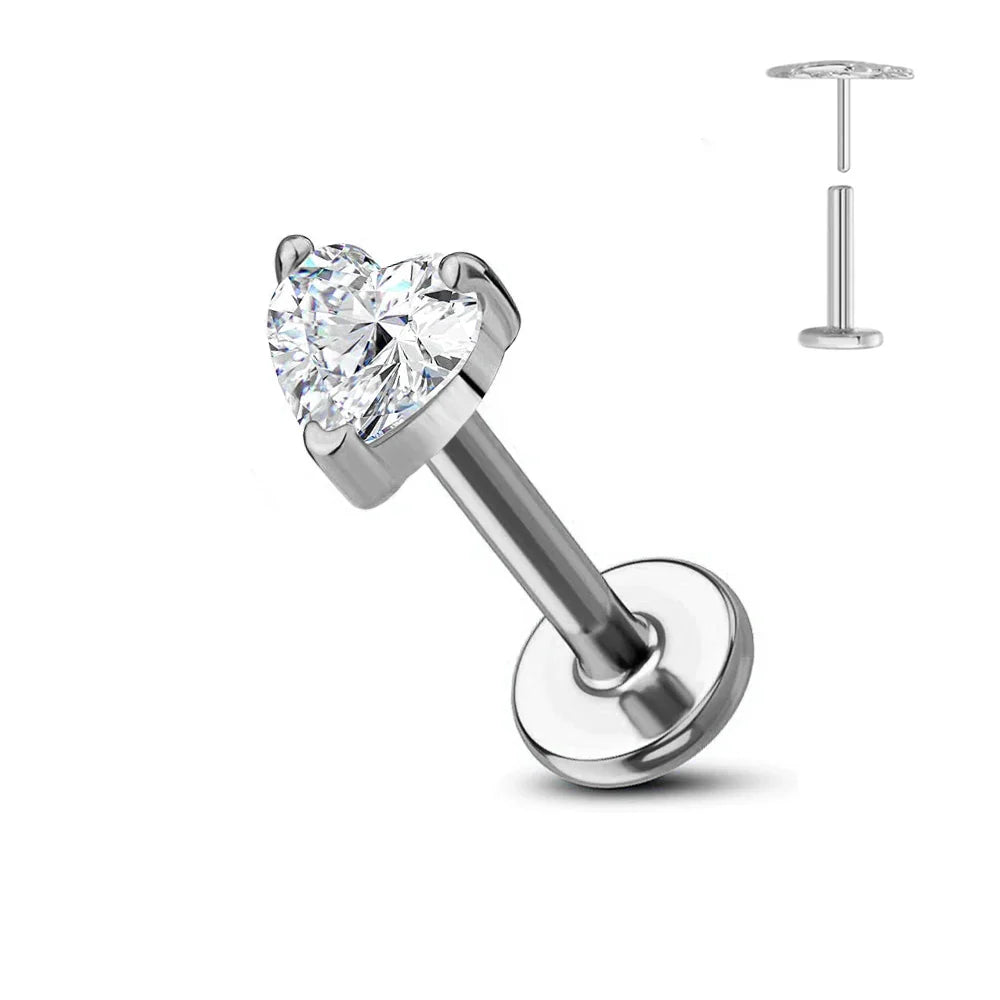 Nose Stud – Titanium Flower Piercing Jewelry | Jewelé