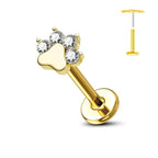 Nose Stud – Titanium Flower Piercing Jewelry | Jewelé