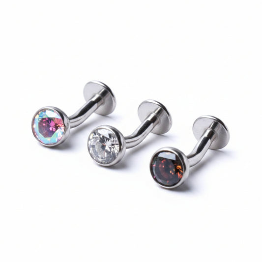 Belly Button Ring – Floating CZ Navel Piercing | Jewelé